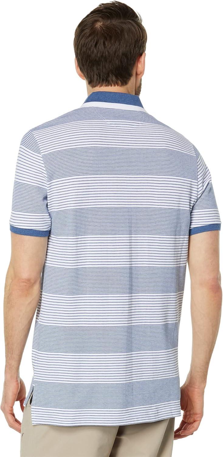 image:imageSTRIPE PIQUE POLO SHIRTSummer Navy Heather 5213