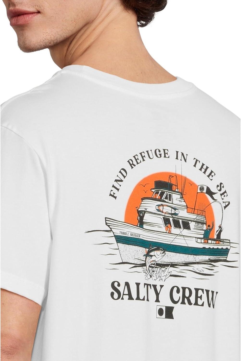 image:imageSalty Crew Mens Day Charter Short Sleeve TeeWhite