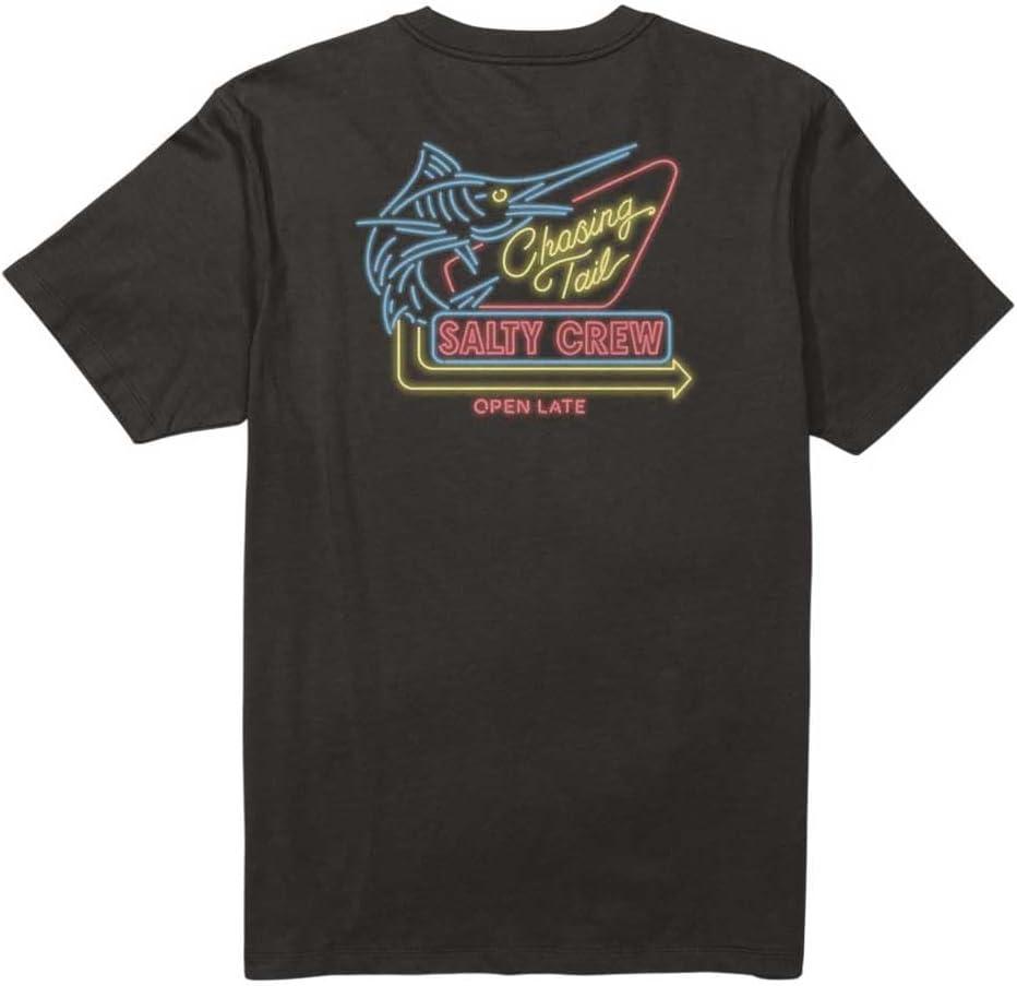 image:imageSalty Crew Mens Neon Sign Short Sleeve TeeBlack