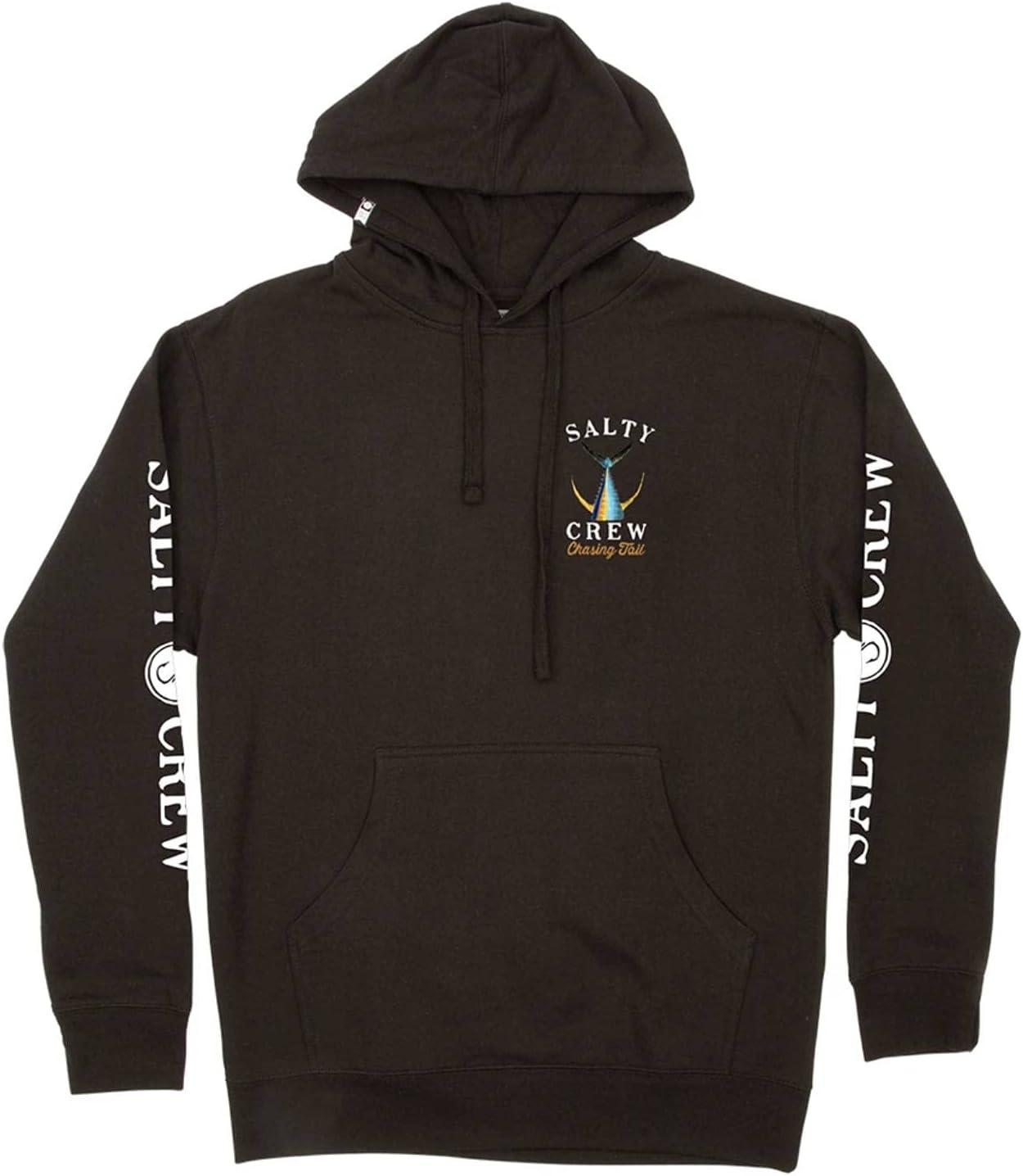 image:imageSalty Crew Mens Tailed Hood Fleece Mens Fashion Casual Long Sleeve Hoodie Cotton Lifestyle Beach ApparelBlack