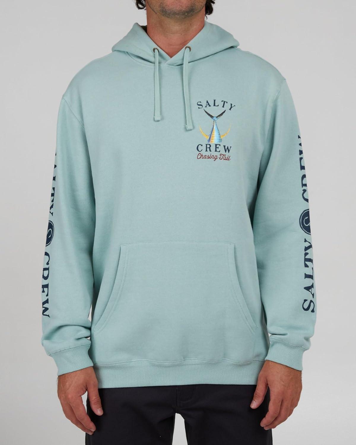 image:imageSalty Crew Mens Tailed Hood Fleece Mens Fashion Casual Long Sleeve Hoodie Cotton Lifestyle Beach ApparelMackerel