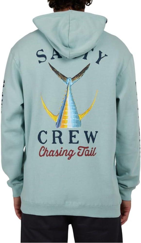 image:imageSalty Crew Mens Tailed Hood Fleece Mens Fashion Casual Long Sleeve Hoodie Cotton Lifestyle Beach ApparelMackerel