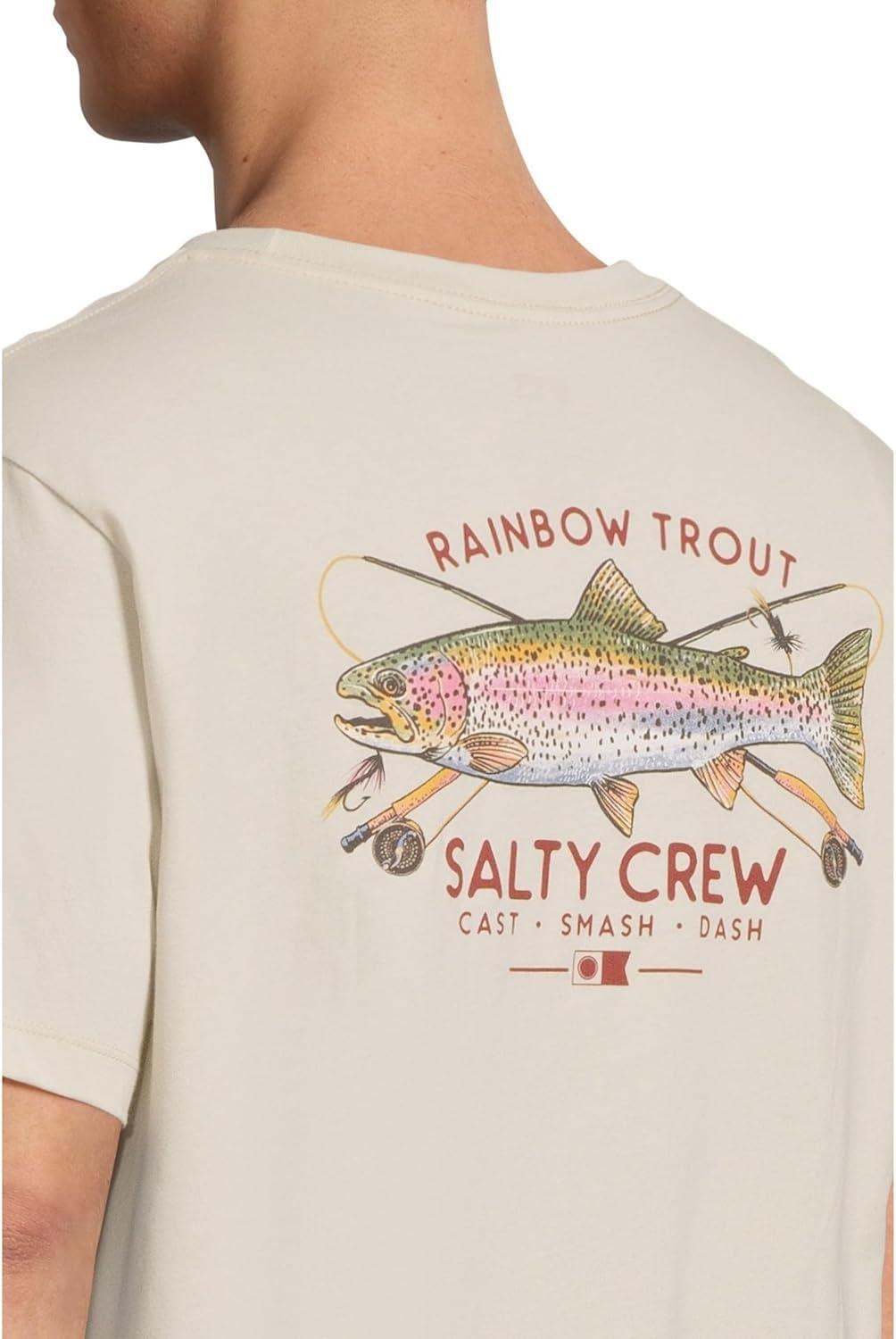 image:imageSalty Crew Mens Trout Mount Short Sleeve TeeBone