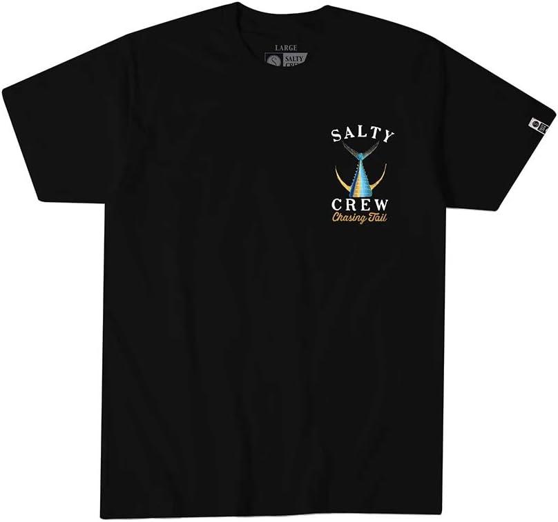 image:imageSalty Crew Tailed SS Tee Mens Fashion Casual Short Sleeve TShirt Cotton Regular Fit Lifestyle Beach ApparelBlack