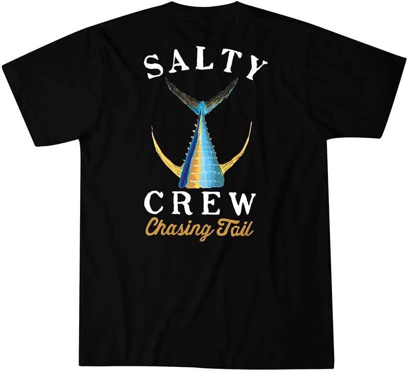 image:imageSalty Crew Tailed SS Tee Mens Fashion Casual Short Sleeve TShirt Cotton Regular Fit Lifestyle Beach ApparelBlack