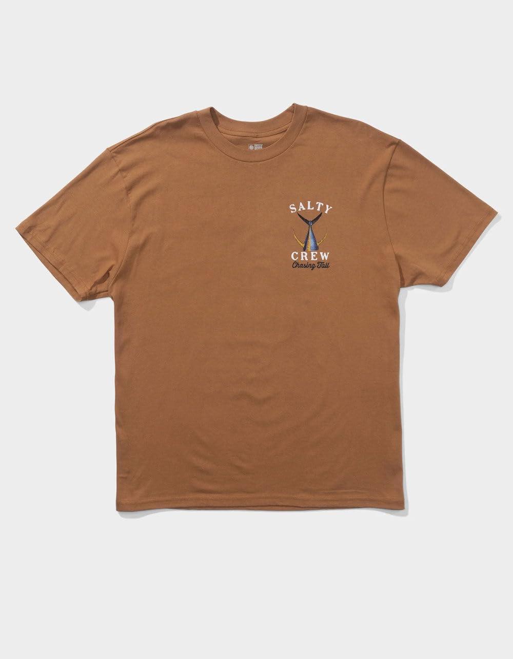 image:imageSalty Crew Tailed SS Tee Mens Fashion Casual Short Sleeve TShirt Cotton Regular Fit Lifestyle Beach ApparelBrown