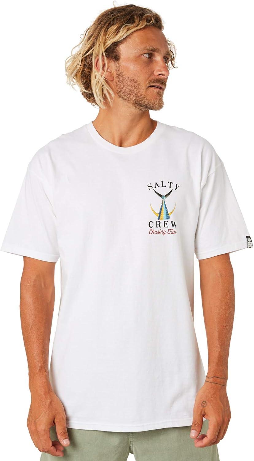 image:imageSalty Crew Tailed SS Tee Mens Fashion Casual Short Sleeve TShirt Cotton Regular Fit Lifestyle Beach ApparelWhite