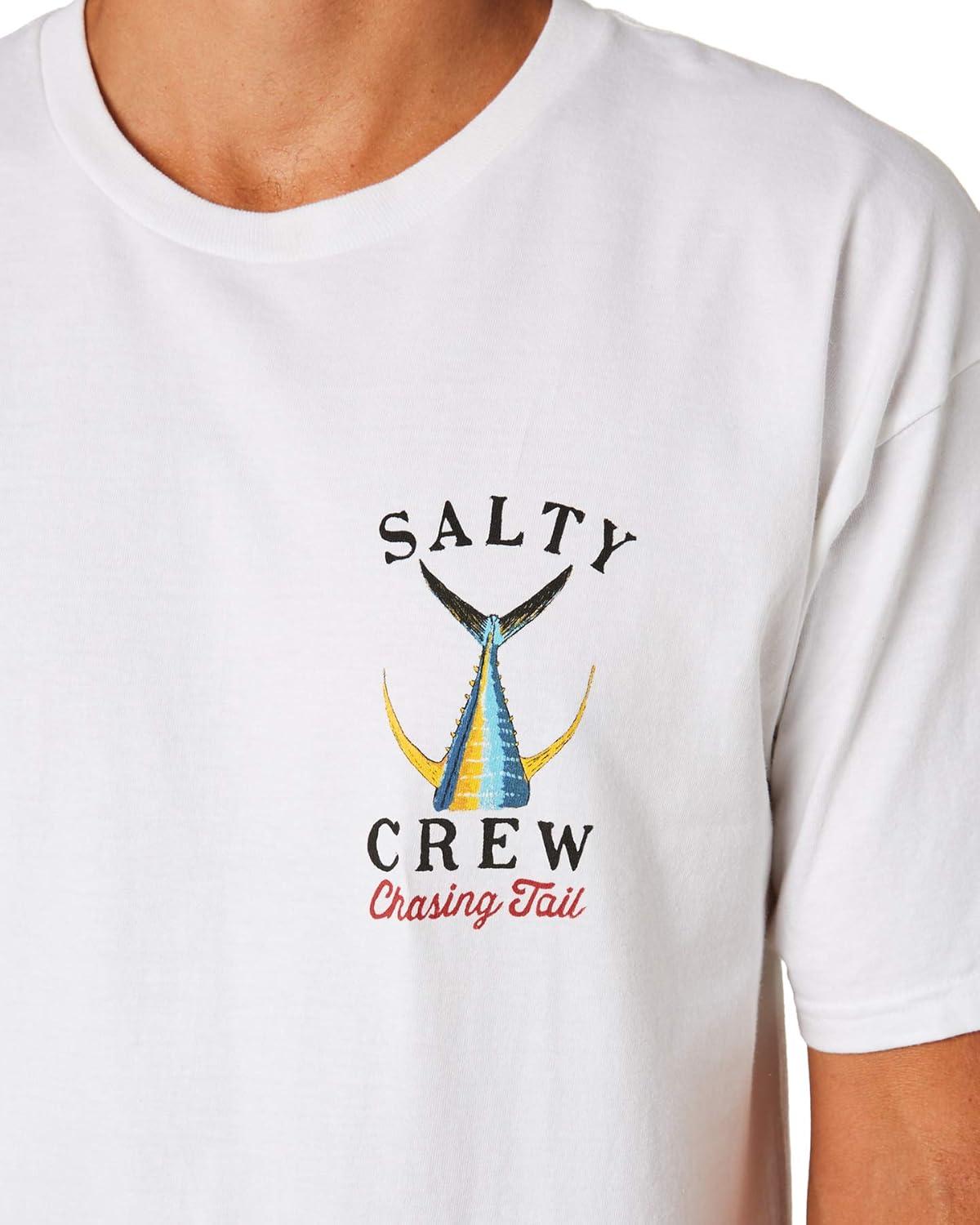image:imageSalty Crew Tailed SS Tee Mens Fashion Casual Short Sleeve TShirt Cotton Regular Fit Lifestyle Beach ApparelWhite