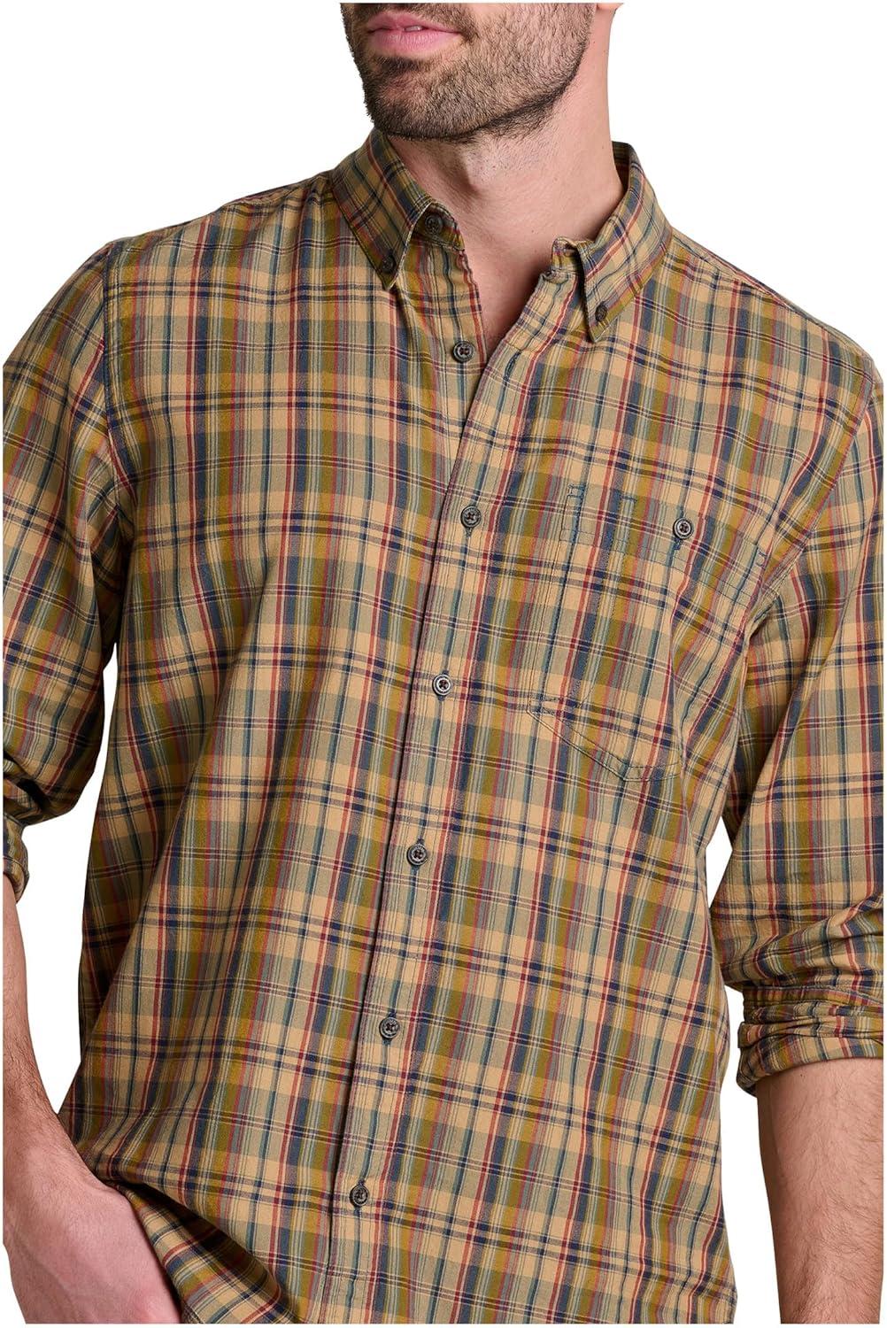 image:imageToadampCo Mens Airscape Long Sleeve ShirtLaurel Plaid