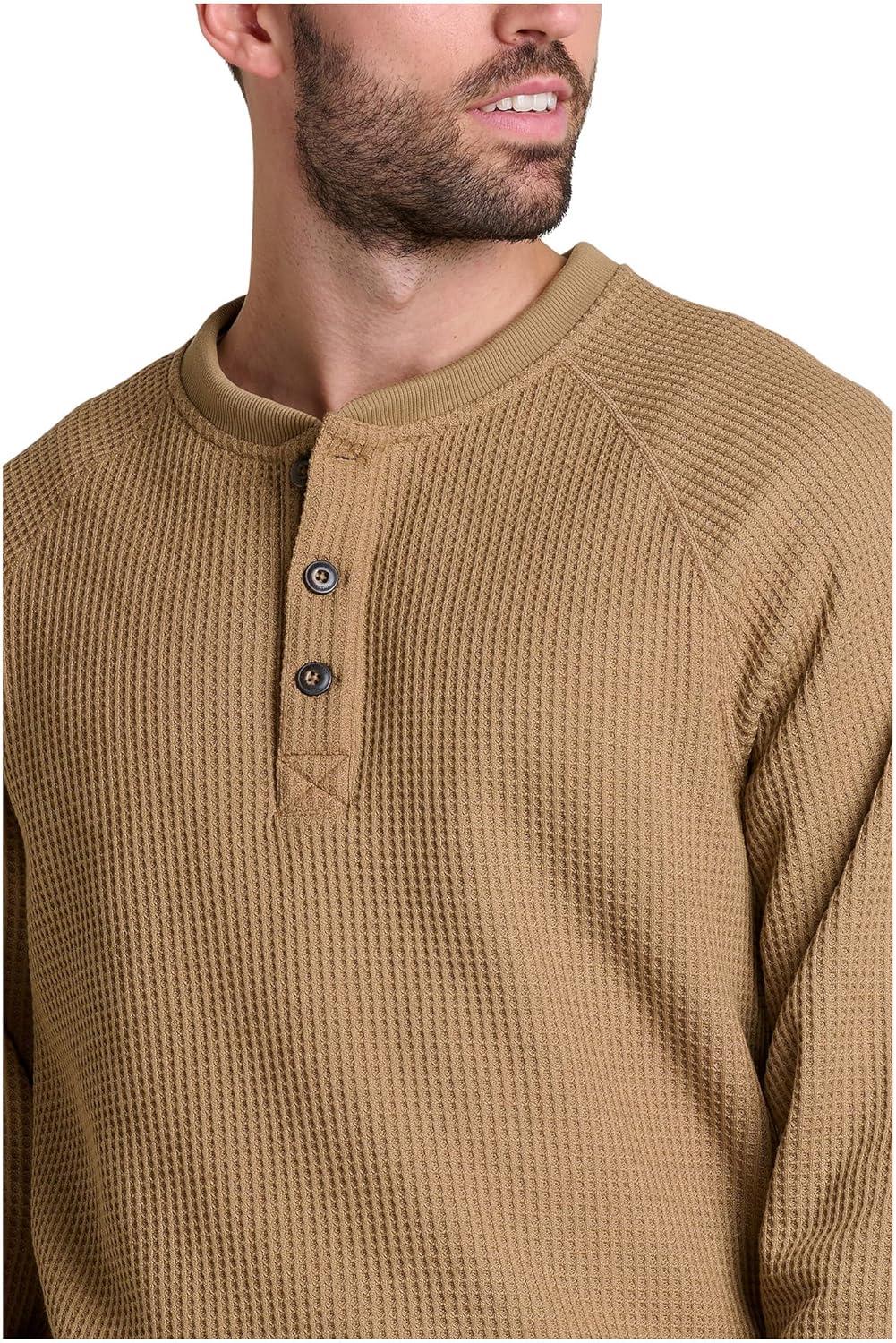 image:imageToadampCo Mens Bitterroot Long Sleeve HenleyHoney Brown