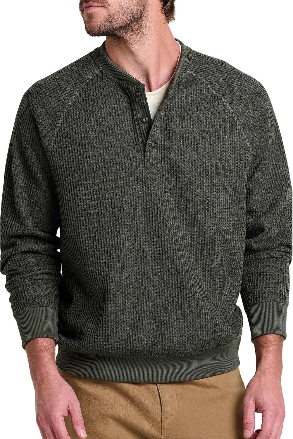 image:imageToadampCo Mens Bitterroot Long Sleeve HenleyOlive