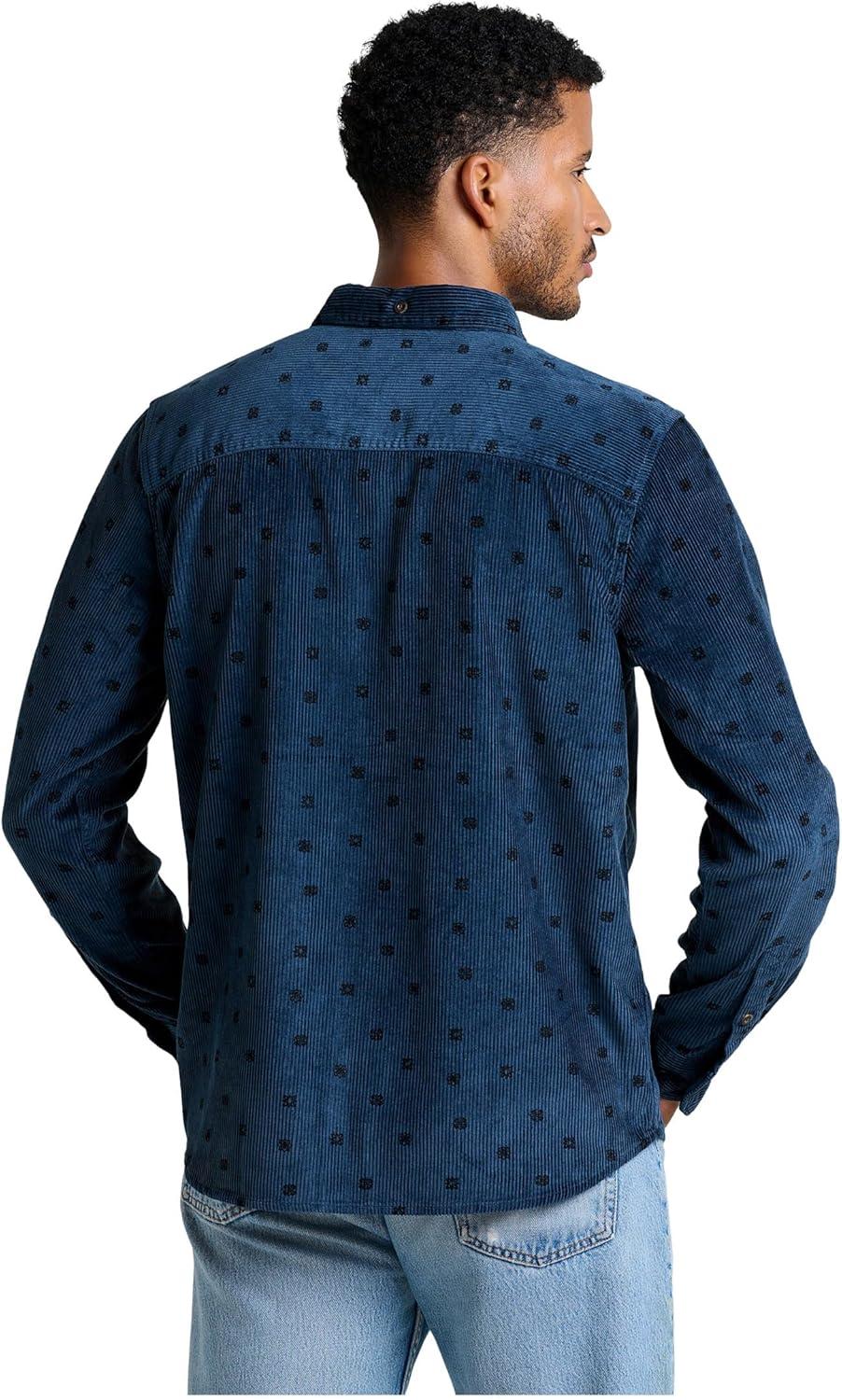 image:imageToadampCo Mens Cascadia Long Sleeve ShirtMidnight Geo Print