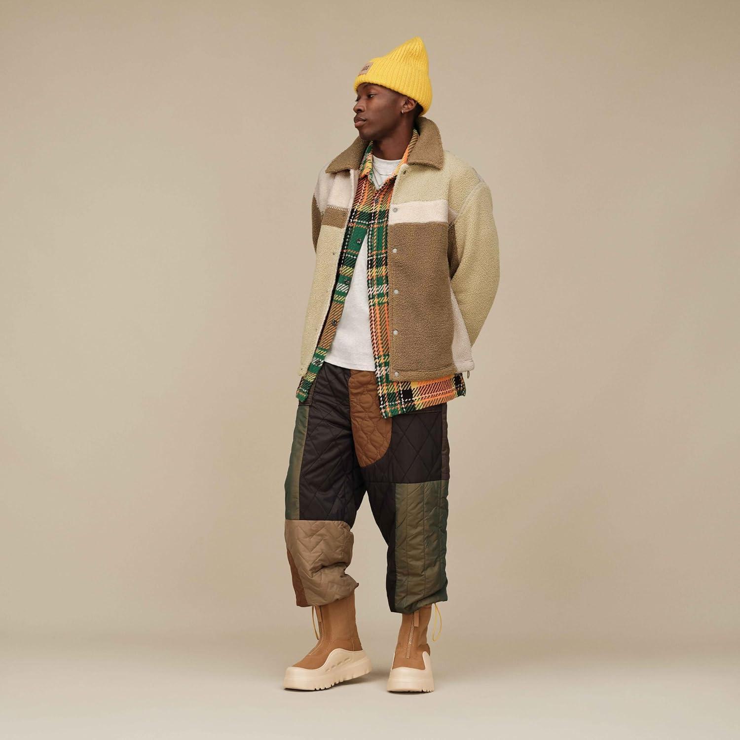 image:imageUGG mens Lachlan Uggfluff JacketSand Multi