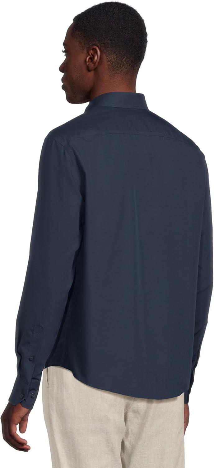 image:imageUNTUCKit Mens Wrinkle Free Castello ShirtNavy