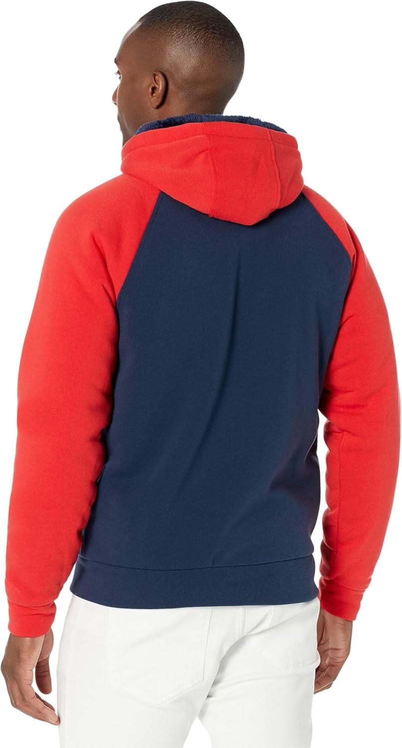 image:imageUS POLO ASSN ColorBlock Raglan HoodieEngine Red