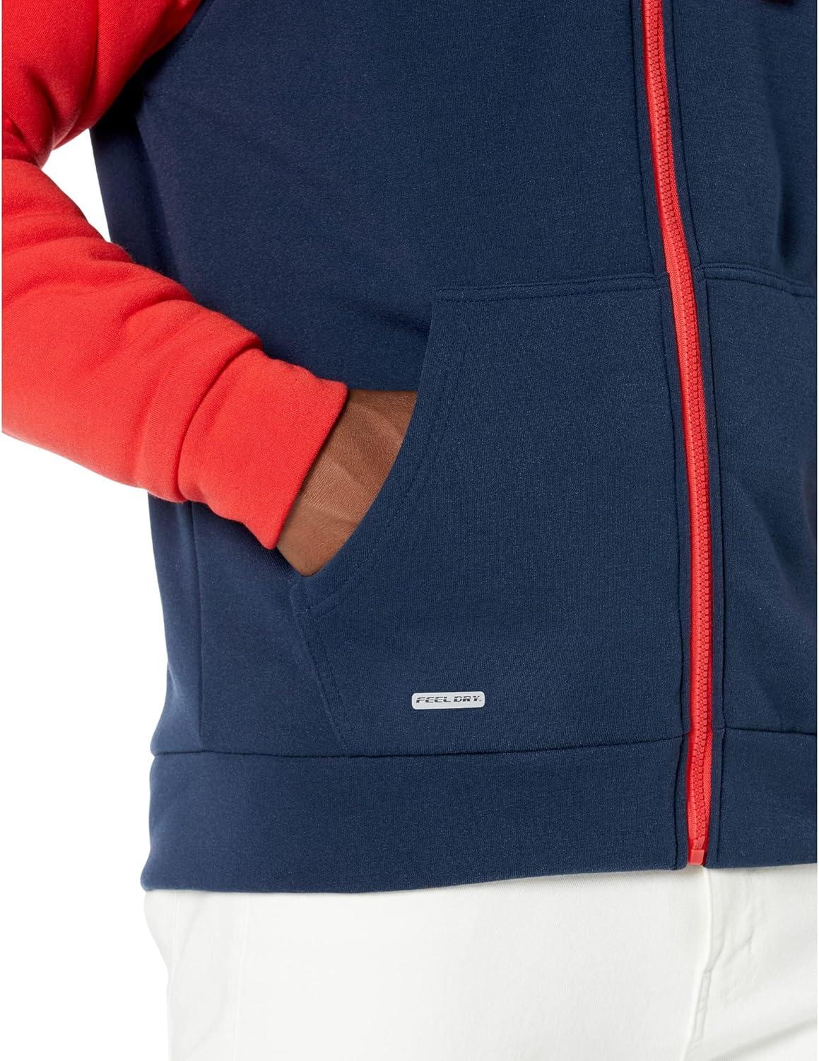 image:imageUS POLO ASSN ColorBlock Raglan HoodieEngine Red