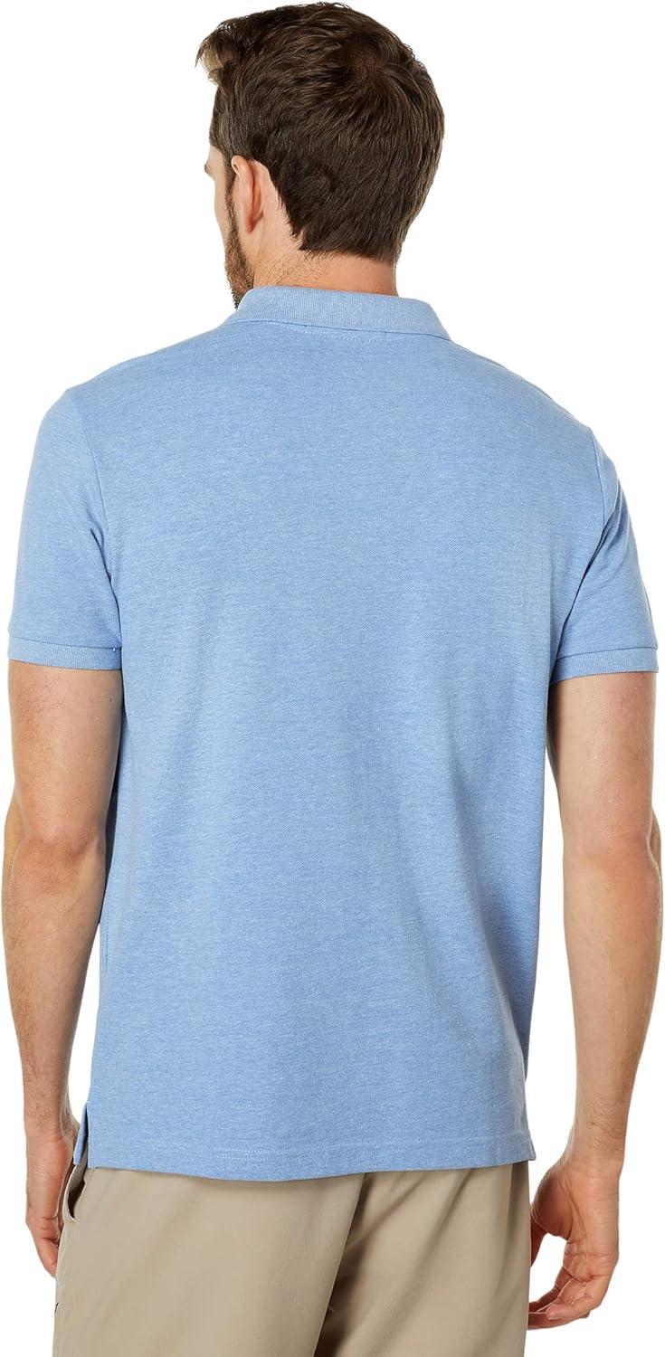 image:imageUS POLO ASSN Slim Fit Striped Chest Knit ShirtVista Blue Heather
