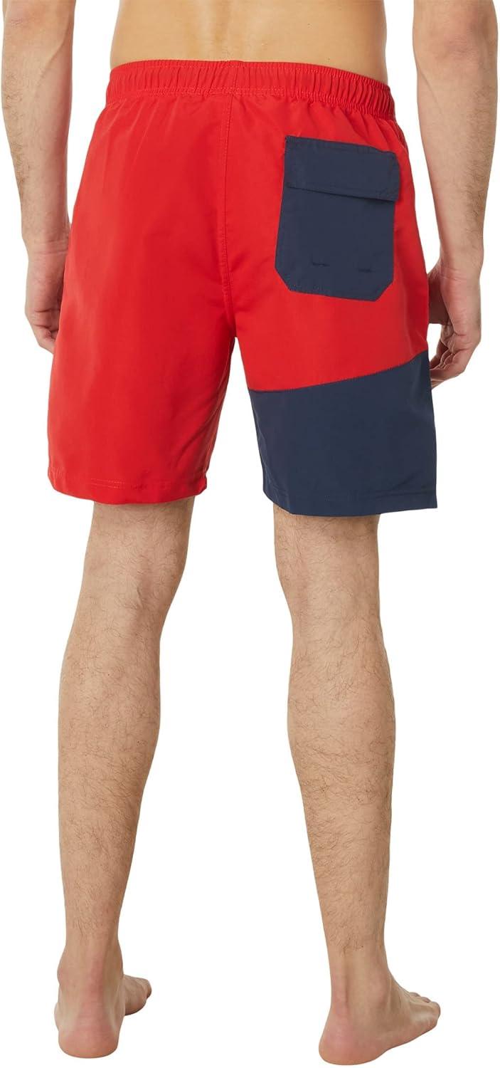 image:imageUS POLO ASSN USPA ColorBlock Swim ShortsEngine Red
