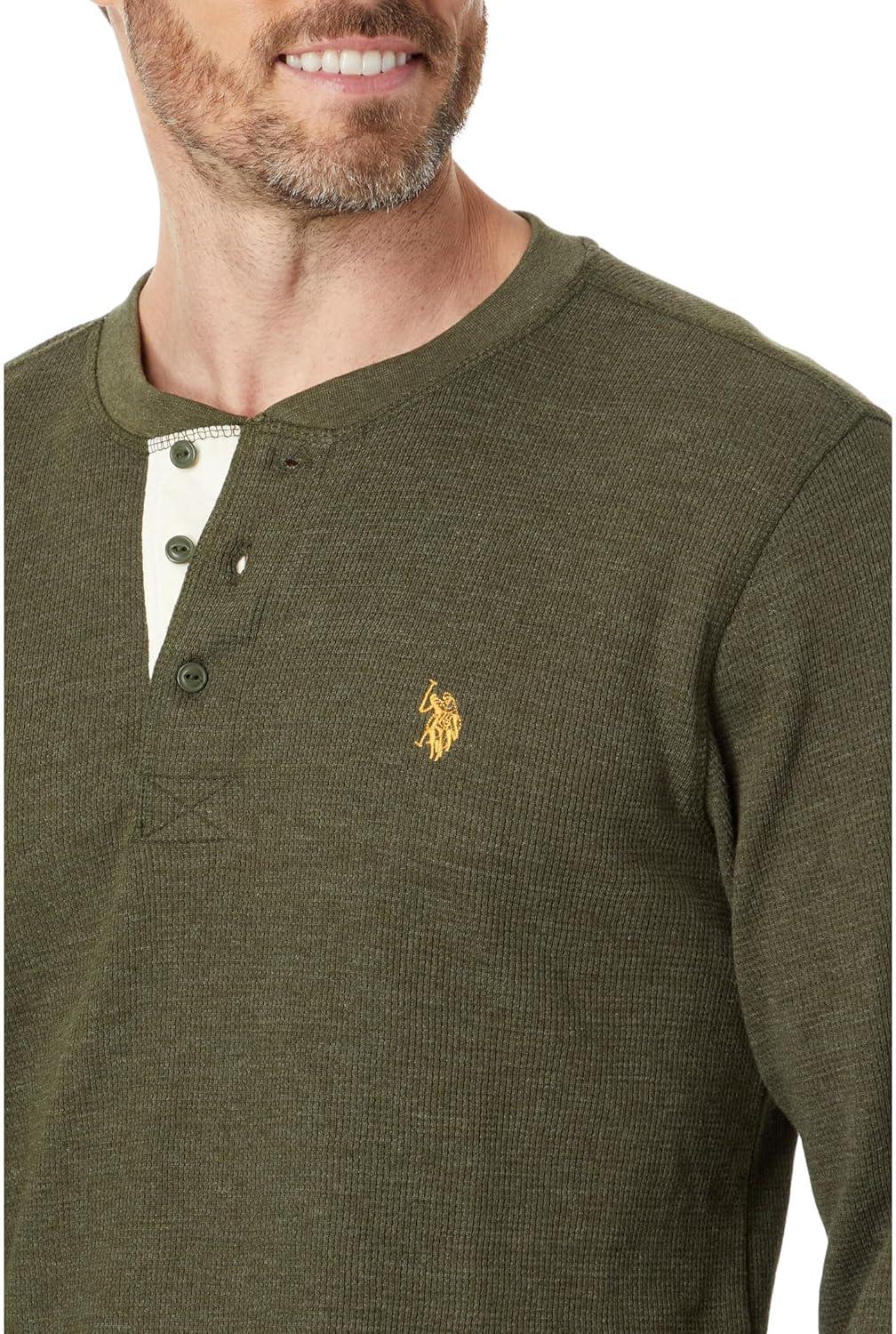 image:imageUS Polo Assn Long Sleeve Small PonyArmy Heather