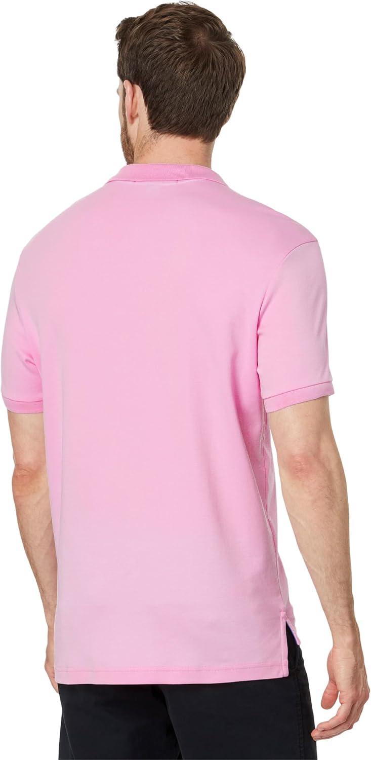 image:imageUS Polo Assn Mens Solid Short Sleeve Interlock Polo Shirt Golf Shirts for Men Business Casual PolosPink Hour