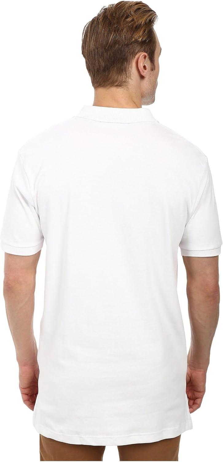 image:imageUS Polo Assn Mens Solid Short Sleeve Interlock Polo Shirt Golf Shirts for Men Business Casual PolosWhite