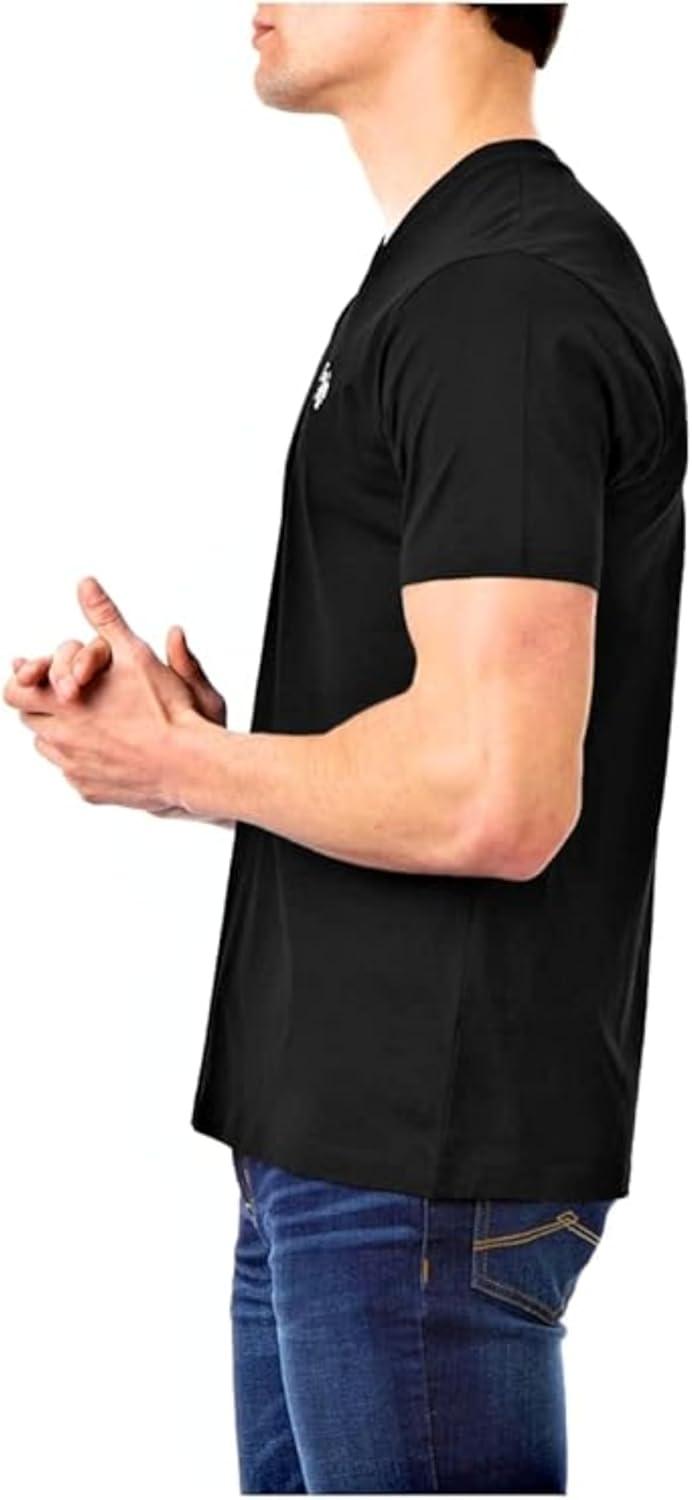 image:imageUS Polo Assn Mens VNeck TeeBlack Heather