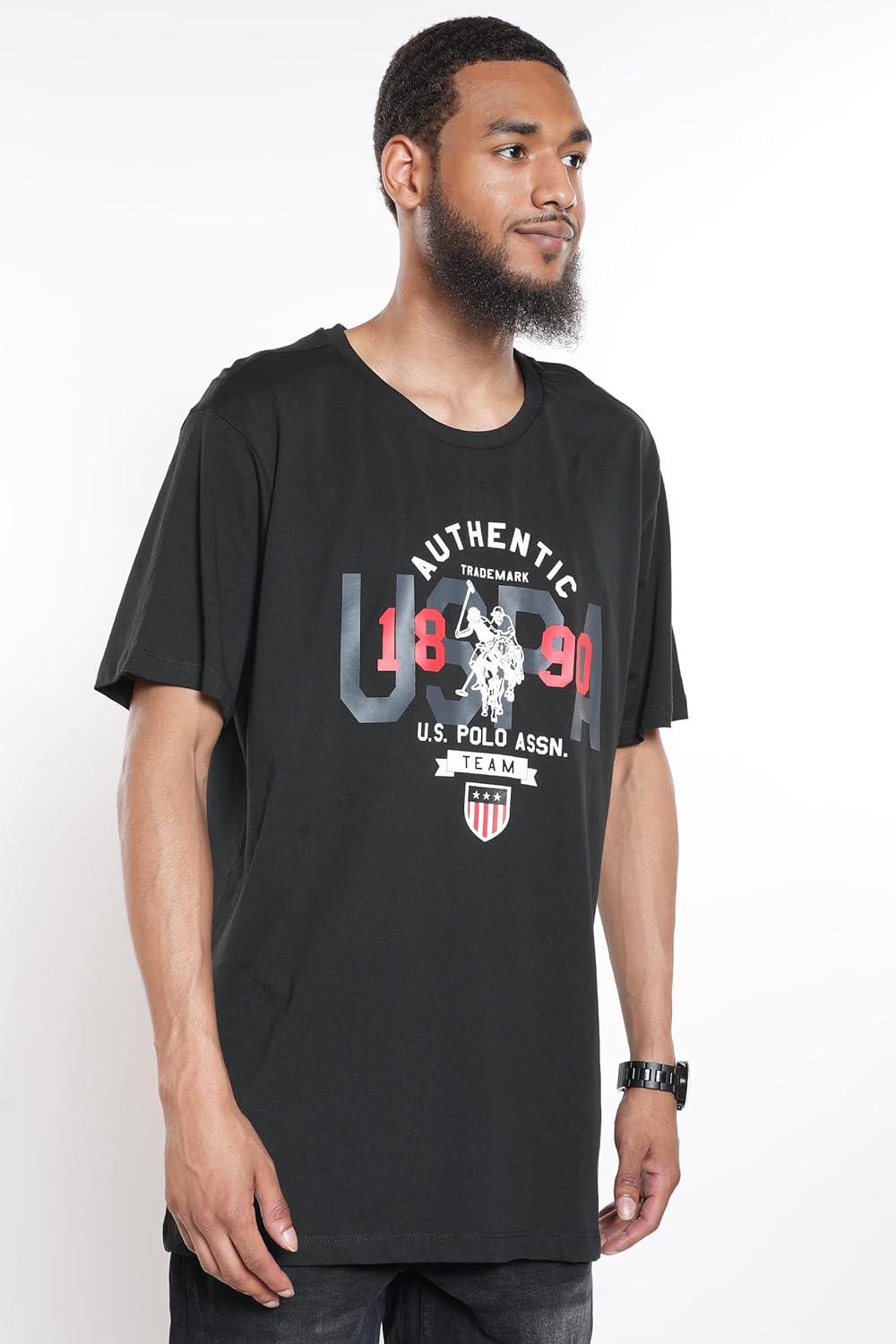 image:imageUS Polo Assn Short Sleeve Crew Neck Authentic Graphic Tee Black SM