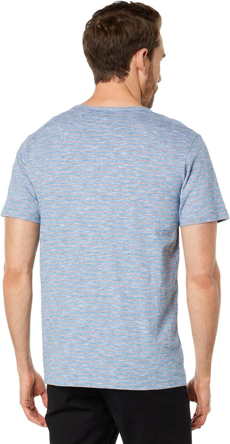image:imageUS Polo Assn YarnDye EOE Stripe Short Sleeve Jersey Tee Blue Sapphire LG