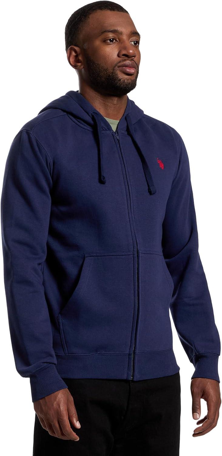 image:imageUS Polo Assn mens Long Sleeve Full Zip HoodieClassic Navy
