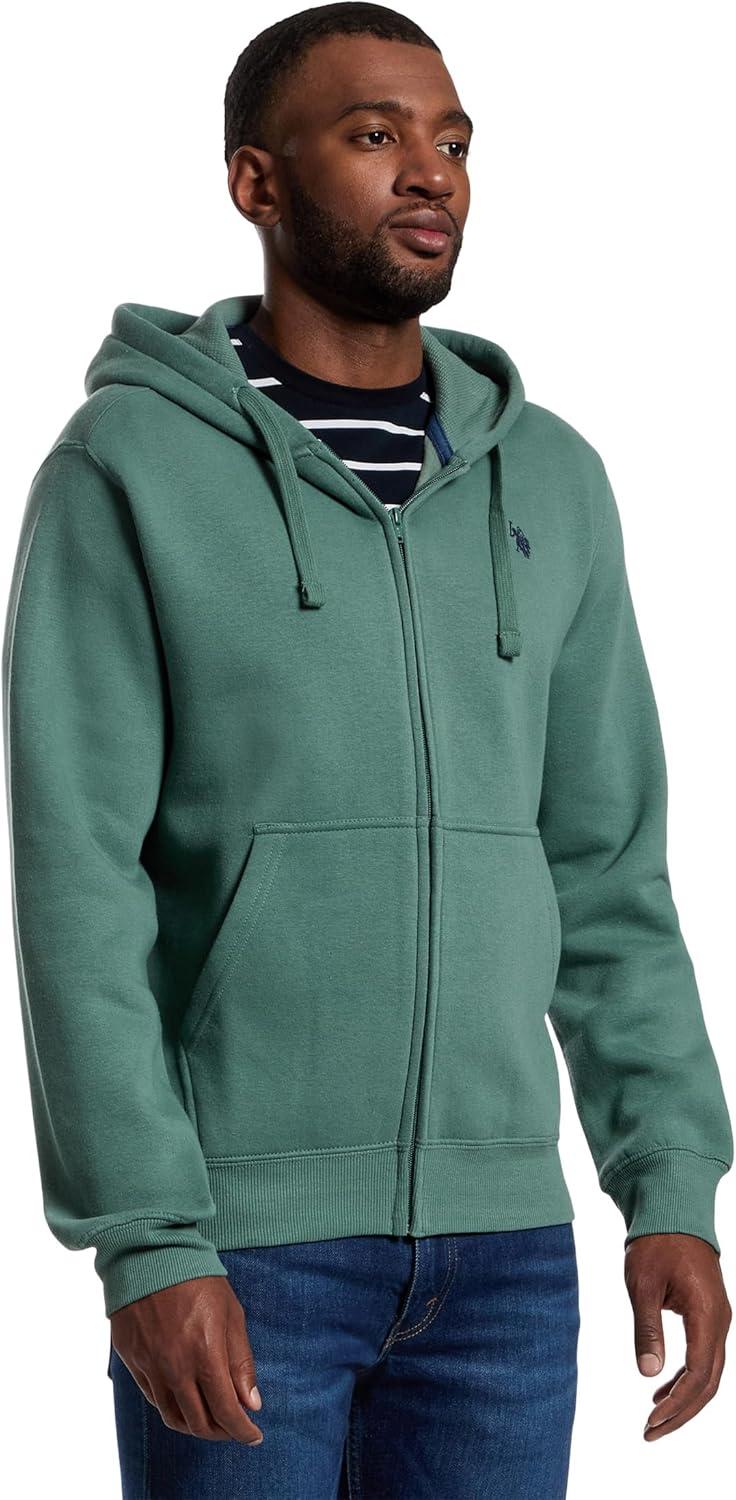 image:imageUS Polo Assn mens Long Sleeve Full Zip HoodieEvening Cactus
