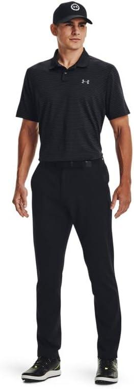 image:imageUnder Armour UnisexAdult Mens Ua Matchplay Stripe PoloBlack