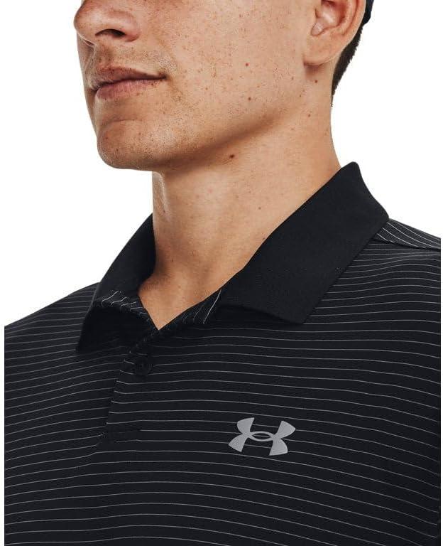 image:imageUnder Armour UnisexAdult Mens Ua Matchplay Stripe PoloBlack