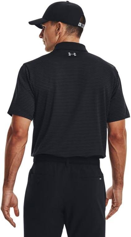 image:imageUnder Armour UnisexAdult Mens Ua Matchplay Stripe PoloBlack