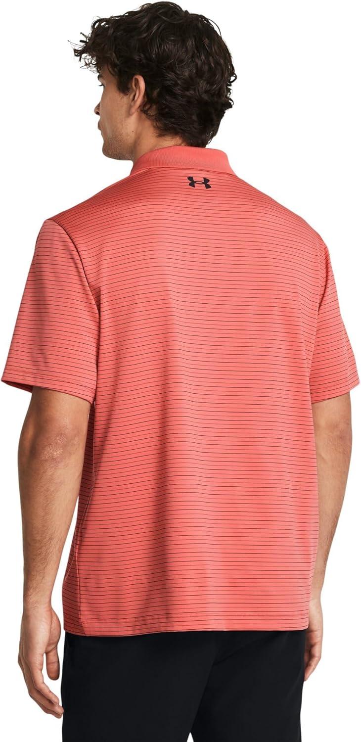 image:imageUnder Armour UnisexAdult Mens Ua Matchplay Stripe PoloCohoCastlerockBlack