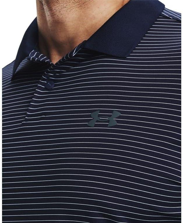 image:imageUnder Armour UnisexAdult Mens Ua Matchplay Stripe PoloMdn