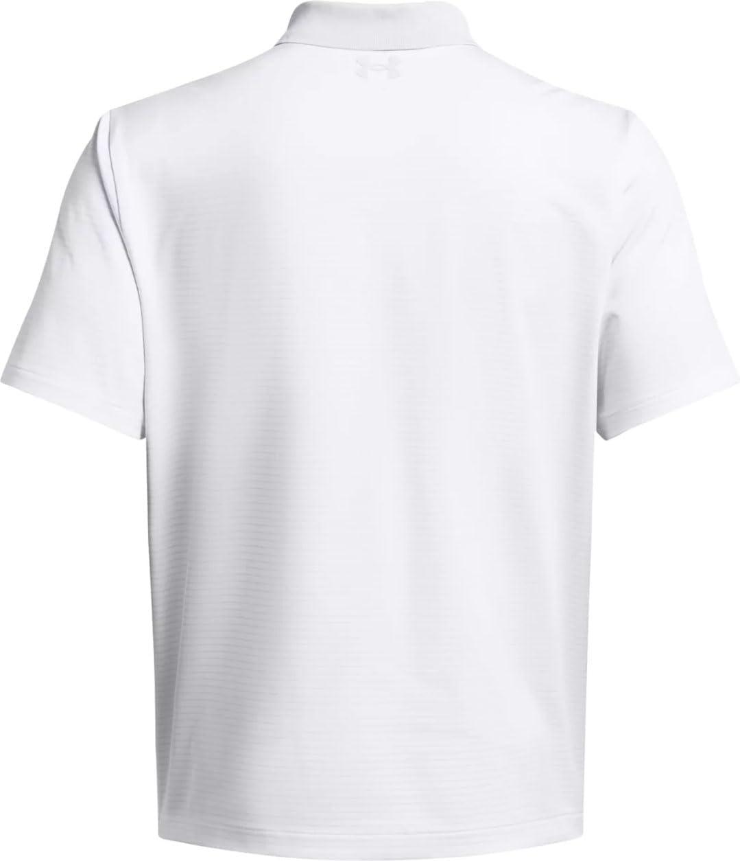image:imageUnder Armour UnisexAdult Mens Ua Matchplay Stripe PoloWht