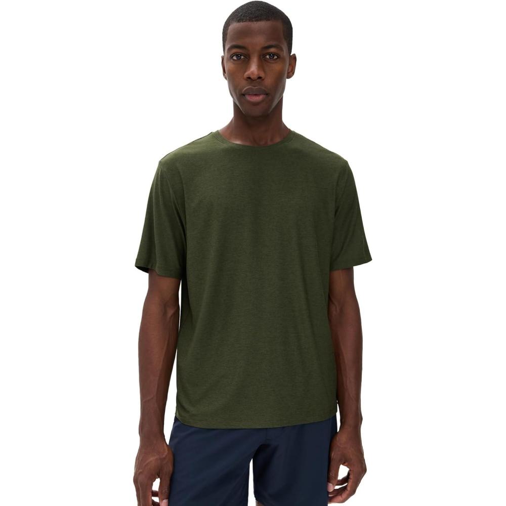 image:imageBeyond Yoga Mens Always Beyond Crew Tee 20Army Green Heather