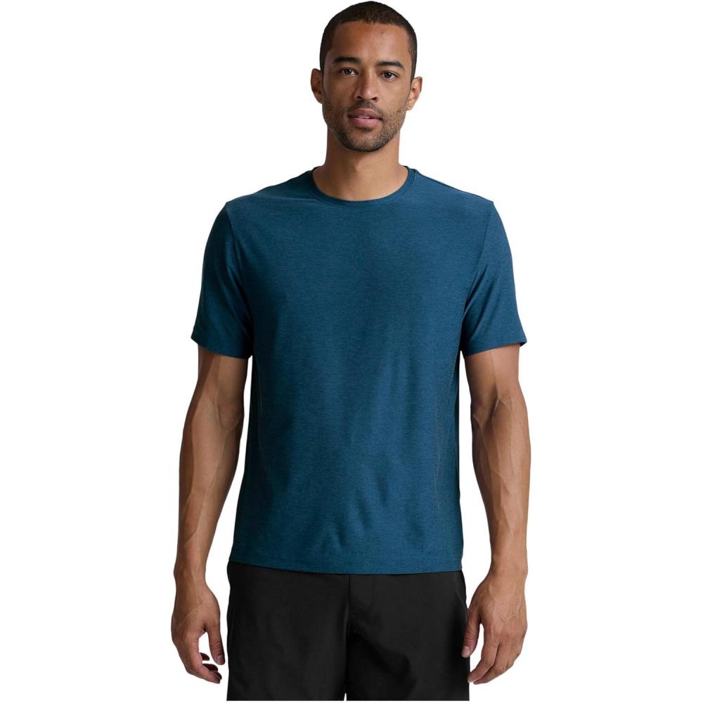 image:imageBeyond Yoga Mens Always Beyond Crew Tee 20Dark Cobalt Heather