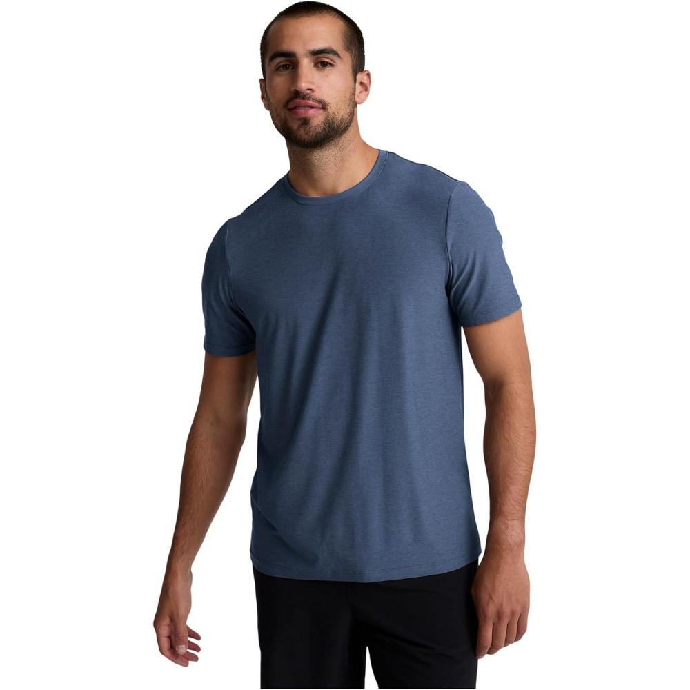 image:imageBeyond Yoga Mens Always Beyond Crew Tee 20Ocean Indigo Heather