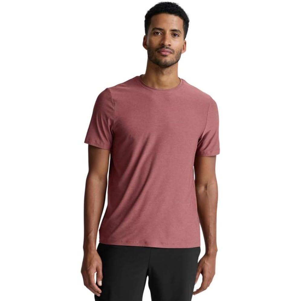 image:imageBeyond Yoga Mens Always Beyond Crew Tee 20Smoked Rose Heather