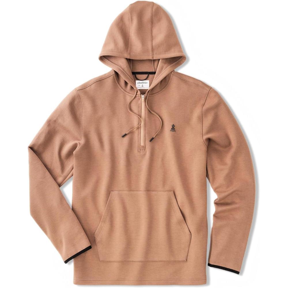 image:imageChubbies mens The Mudslide Ultimate Active HoodieMedium Brown Solid