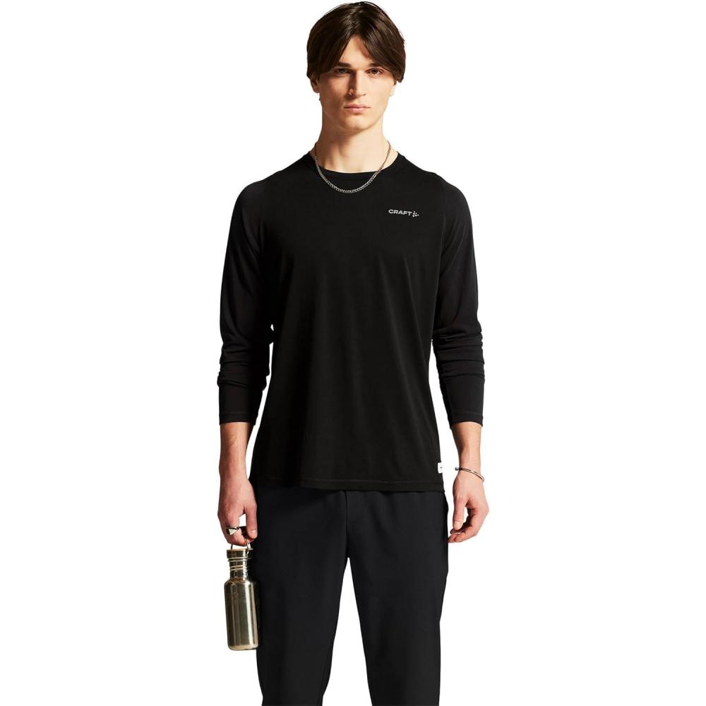image:imageCraft Mens Collective BiBlend Longsleeve TeeBlack