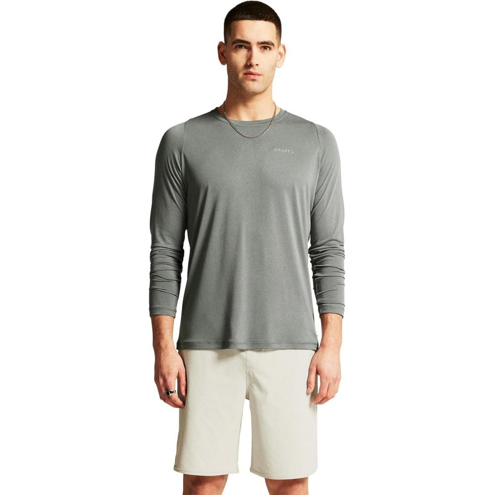 image:imageCraft Mens Collective BiBlend Longsleeve TeeLeaf