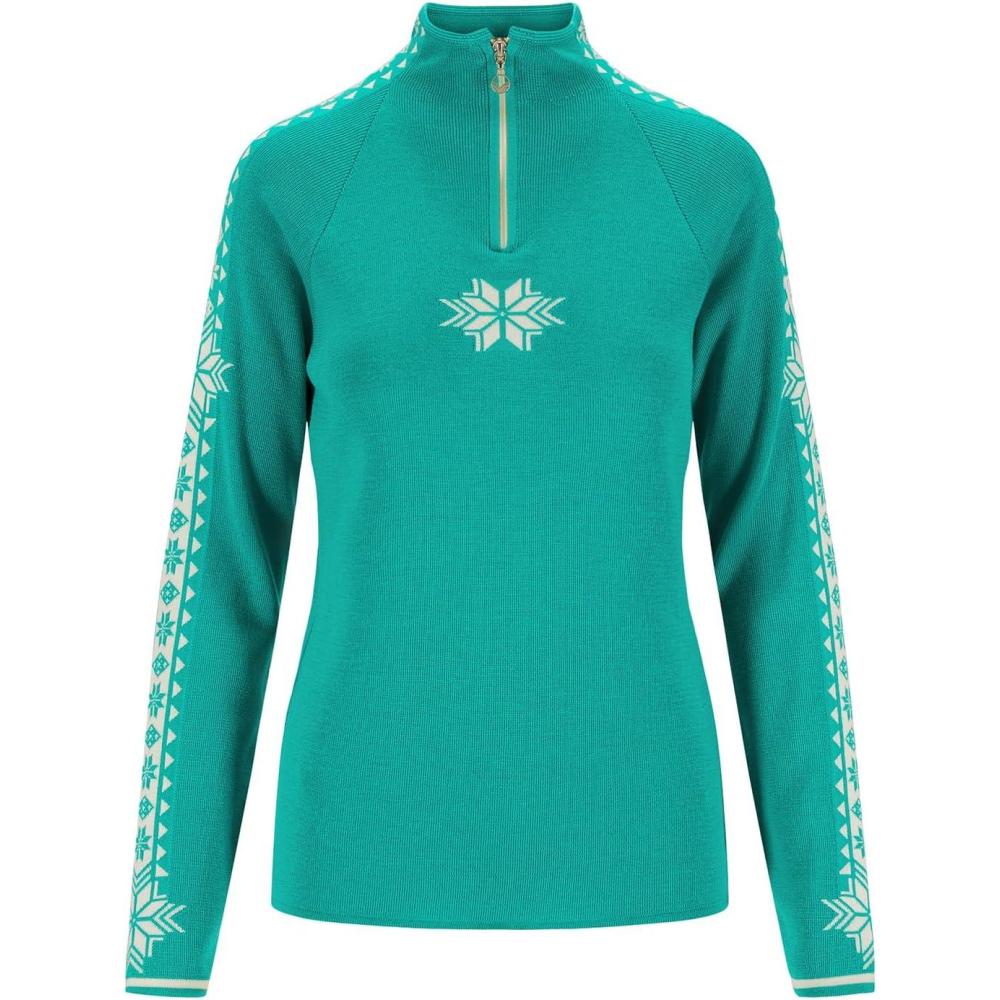 image:imageDale of Norway 140th Anniversary Mens Sweater 100 Lightweight Wool Ski Sweater Mens Sweaters and PulloversPeacock Offwhite