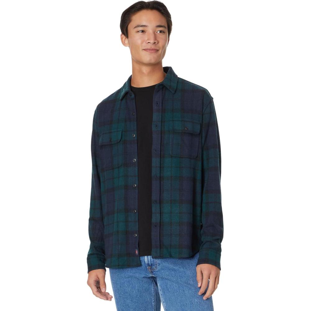 image:imageFaherty Mens Legend Sweater ShirtBlackwatch Plaid