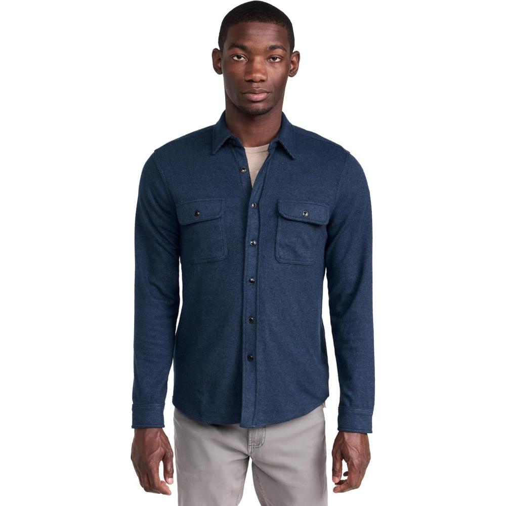 image:imageFaherty Mens Legend Sweater ShirtBrighton Navy Twill