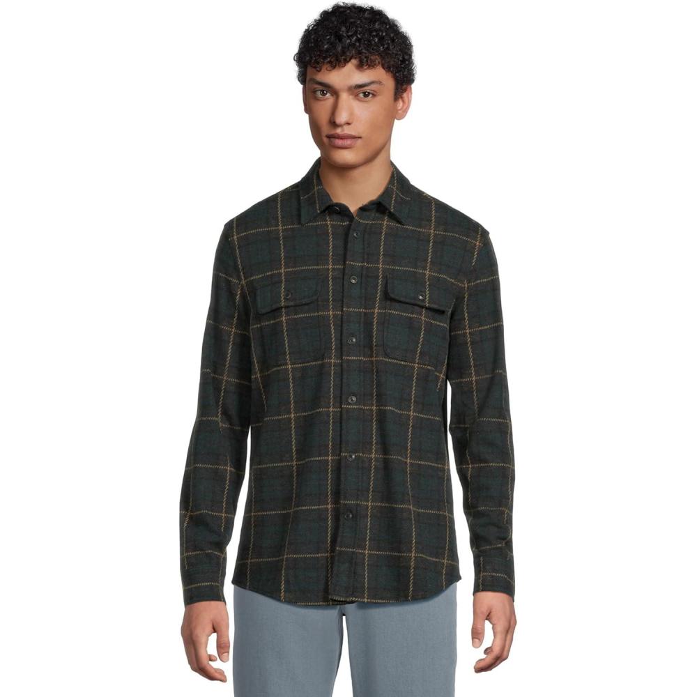 image:imageFaherty Mens Legend Sweater ShirtLodge Blackwatch Plaid