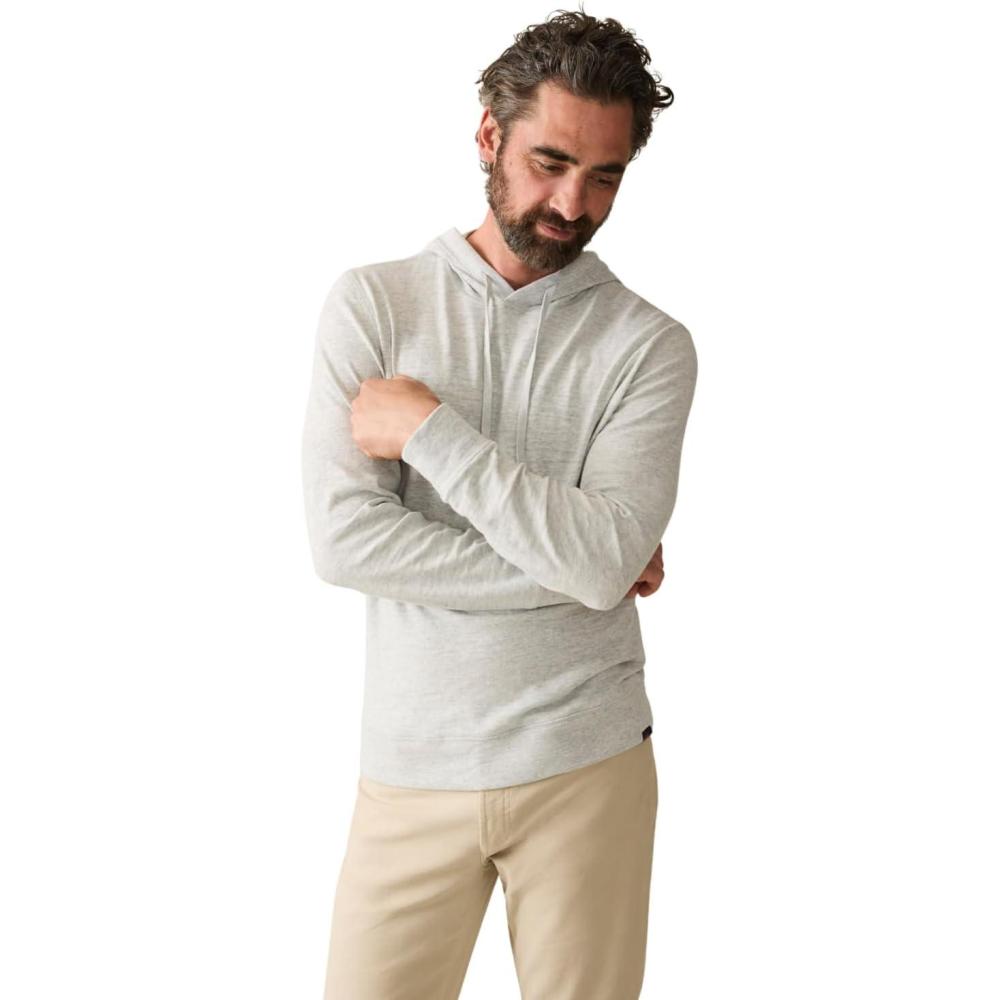 image:imageFaherty Mens Sunwashed Slub HoodieLight Grey Heather