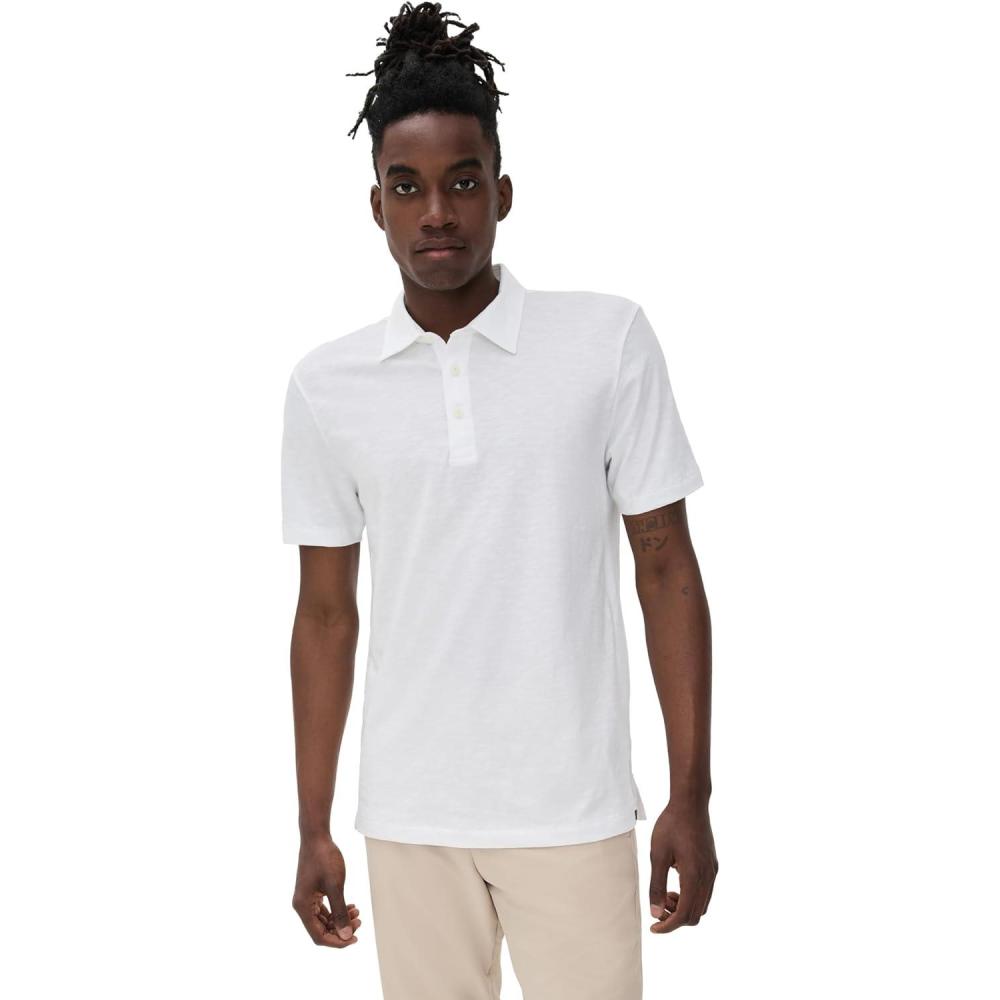 image:imageFaherty Mens Sunwashed TShirt PoloWhite