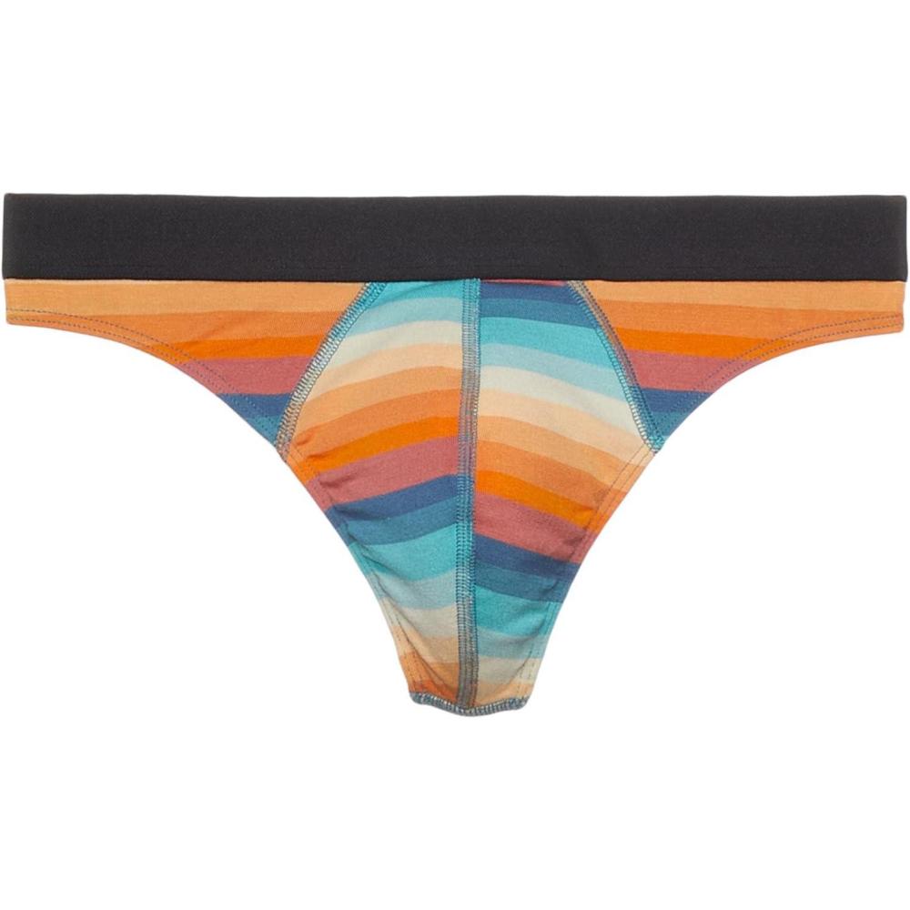 image:imageMeUndies mens Pouch Front ThongPool Stripes